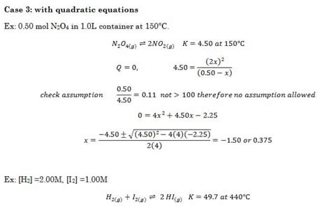 The Reaction Quotient | SchoolWorkHelper