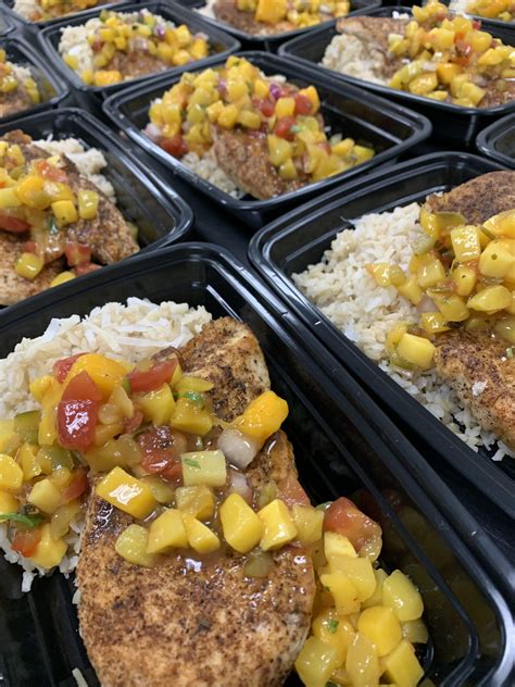 Jerk Chicken with Mango Salsa - Meal Prep Chef