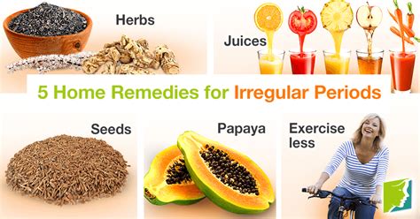 5 Home Remedies for Irregular Periods