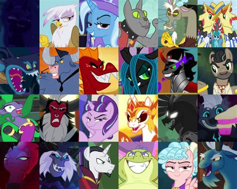 All MLP Villains From Each Season by Amigogogo on DeviantArt