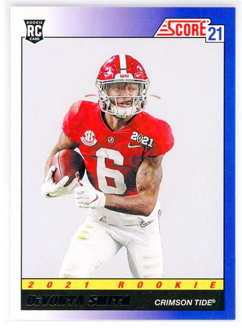 Devonta Smith 2021 Panini Score Rookie Card #TB4 | Hollywood Collectibles