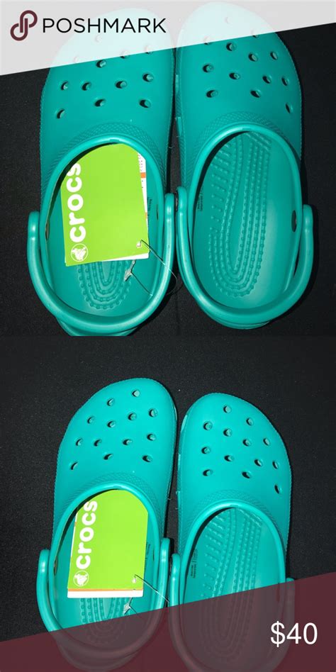 Teal Crocs Size 7 | Crocs, Crocs size, Women's crocs