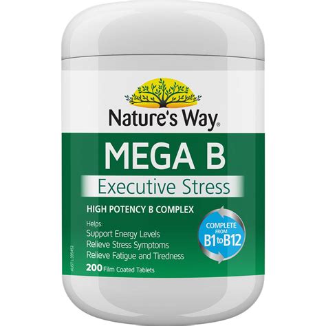 Nature's Way Vitamin B Energy Boost Tablets 200 Pack | Woolworths