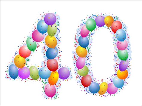 40th Birthday Pictures Clip Art - ClipArt Best