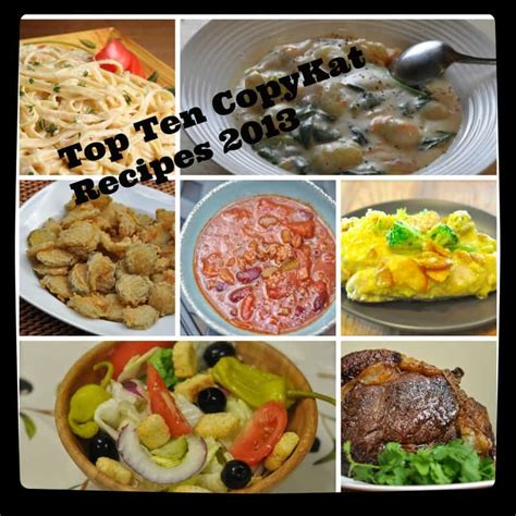 Top 10 CopyKat Recipes of 2013