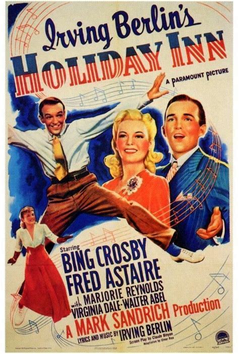 Holiday Inn Movie Poster 27 X 40 Bing Crosby Fred Astaire, A Licensed ...