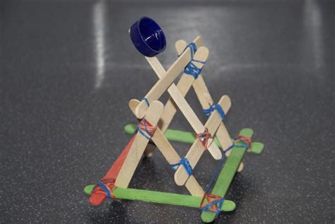 Popsicle Stick Catapult | Munchkins and Mayhem