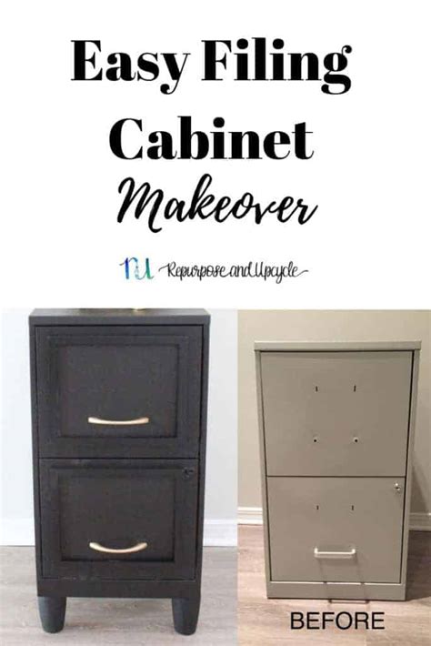 Easy Filing Cabinet Makeover