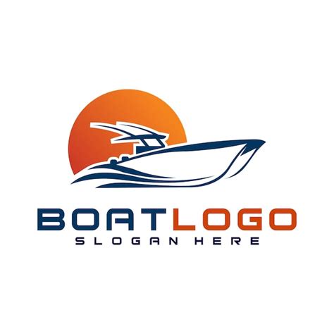 Premium Vector | Boat logo vector design template