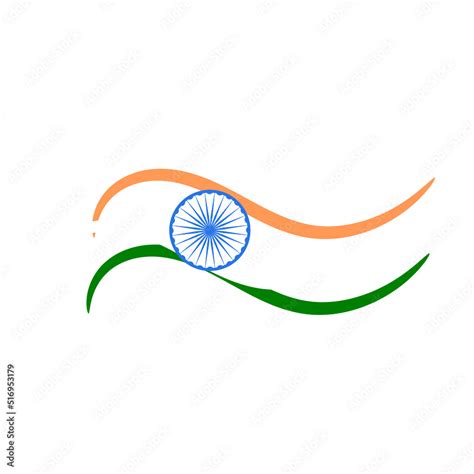 Indian flag design. Creative Indian flag design Stock Vector | Adobe Stock