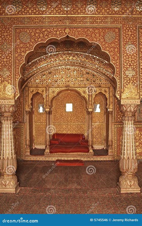 Interior Of An Indian Palace Stock Photo - Image: 5745546