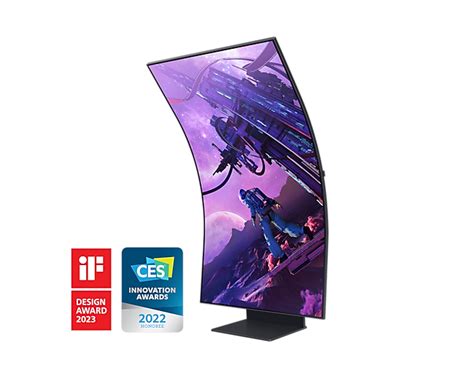 Samsung 55 Inch Odyssey Monitor Ark VA LED Curved 165Hz QLED ...