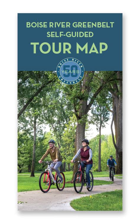 Boise Greenbelt Self-Guided Tour Map on Behance