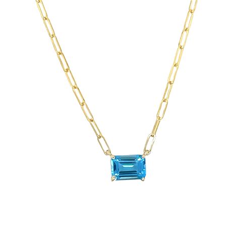 BLUE TOPAZ NECKLACE