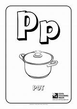 Cool Coloring Pages Letter P  Alphabet sketch template