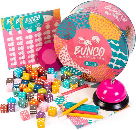 Amazon.com: Deluxe Bunco – Includes Bunco & An Extra 50 Vintage Dice ...