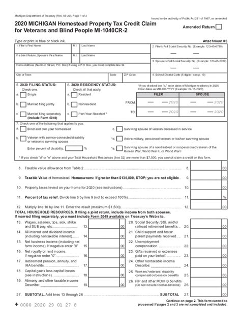 Michigan homestead property tax credit form: Fill out & sign online ...