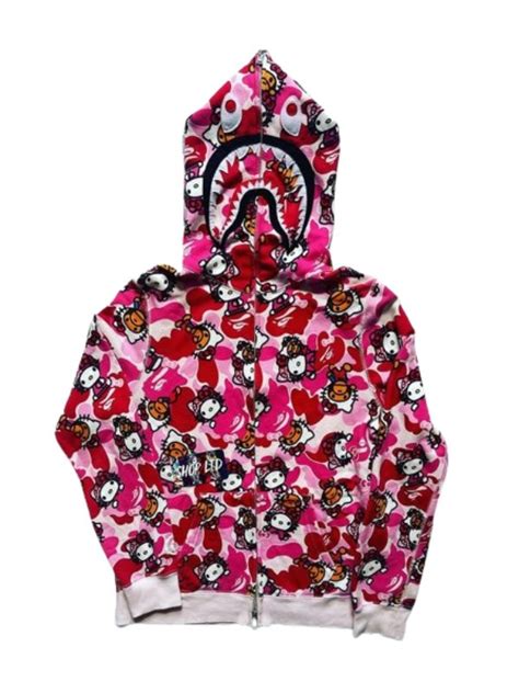 Hello Kitty Bape Pink Hoodie - Hit Jacket