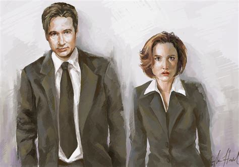 Mulder n Scully by chunkymacaroni on DeviantArt