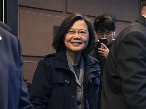 Taiwan's president arrives in the U.S. amid warnings from China : NPR