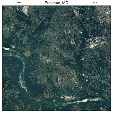 Aerial Photography Map of Potomac, MD Maryland