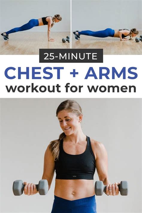 5 Best Chest Exercises for Women (Chest Workout) | Nourish Move Love