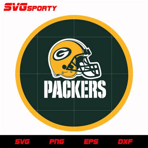 Green Bay Packers Circle Logo 2 svg, nfl svg, eps, dxf, png, digital f ...