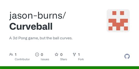 GitHub - jason-burns/Curveball: A 3d Pong game, but the ball curves.