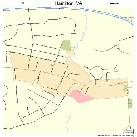 Hamilton Virginia Street Map 5134240