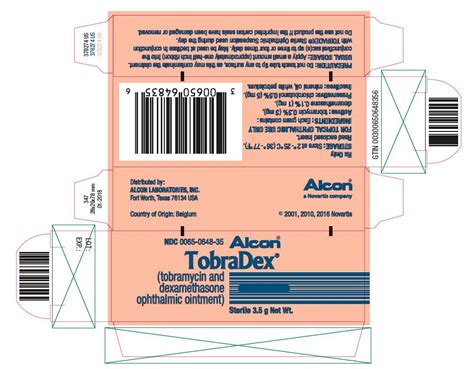 TobraDex Ophthalmic Ointment - FDA prescribing information, side ...