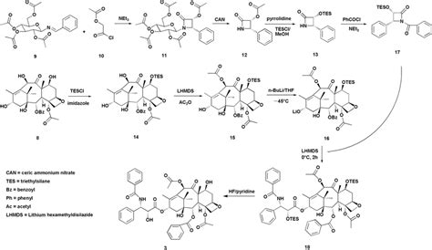 Semi-synthesis of Taxol from 10-DAB. | Download Scientific Diagram