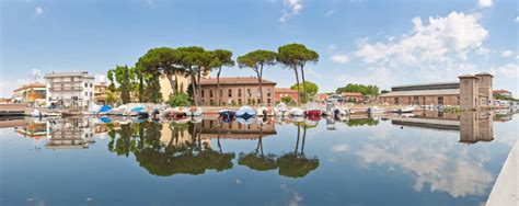 The italian village of Cervia, Ravenna in Emilia-Romagna, Italy - e-borghi