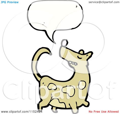 Cartoon of a Talking Dog - Royalty Free Vector Illustration by lineartestpilot #1152424