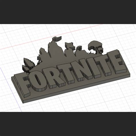 STL file Fortnite Logo 🖥️・3D print design to download・Cults