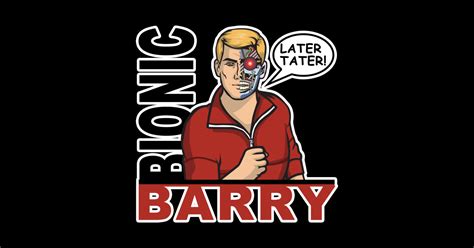 Bionic Barry - Archer - Sticker | TeePublic