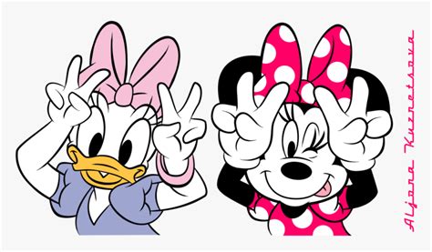 Minnie And Daisy Svg, HD Png Download - kindpng