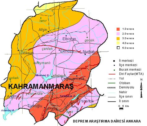 Kahramanmaras Map