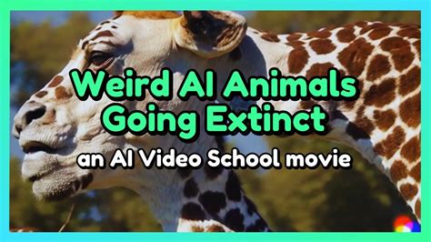 Weird AI-Generated Animals on the Verge of Extinction 🐒🦒🐘 - YouTube