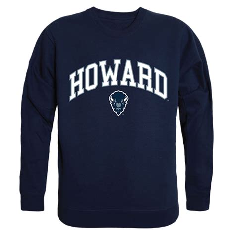 Howard University Campus Crewneck Pullover Sweatshirt Sweater Navy – Campus-Wardrobe