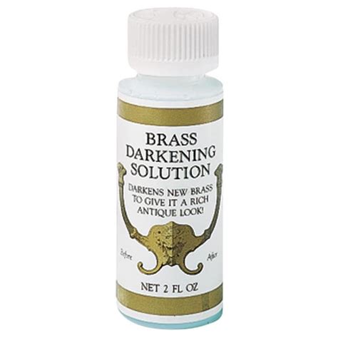 Brass Darkening Solution Metal Ager 2 Oz | Etsy