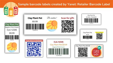 Yanet: Retail Barcode Labels - Print barcodes labels, barcode generator, GTINs, UPCs and EANs ...