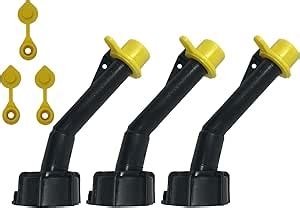 Amazon.com: Super Spouts Gas Can Spout Replacement for Blitz Old Style Nozzles with Caps and ...