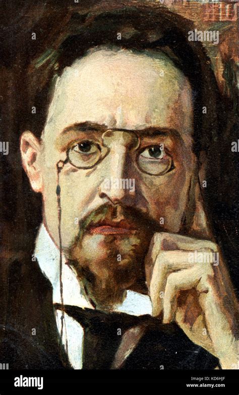 Anton Chekhov, portrait. Famous Russian playwright Stock Photo - Alamy