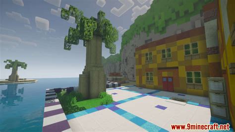 Delfino Plaza Map 1.16.5 for Minecraft - 9Minecraft.Net