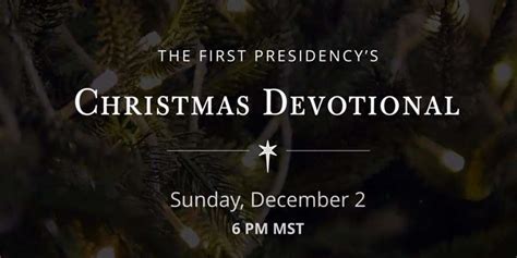 Watch the First Presidency's Christmas Devotional | LDS Daily