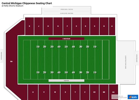 Kelly Shorts Stadium East Sideline Student - Football Seating ...