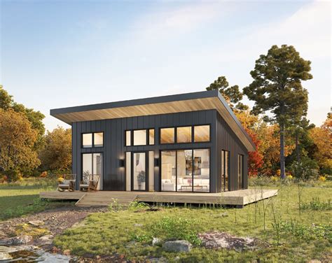 22' X 28' Lean Cabin Architectural Plans Custom 616SF 1 Bedroom House Blueprint - Etsy | House ...