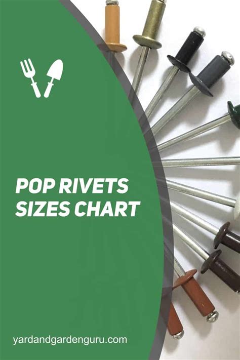 Pop Rivets Sizes Chart