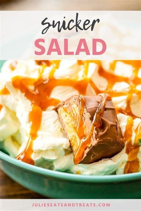 Snickers Salad - {Five Ingredients!} - Julie's Eats & Treats