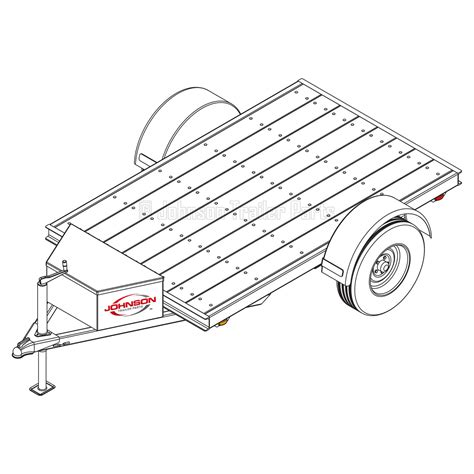 5 X 8 Utility Trailer Plans 3500 Lb Capacity Trailer | Etsy